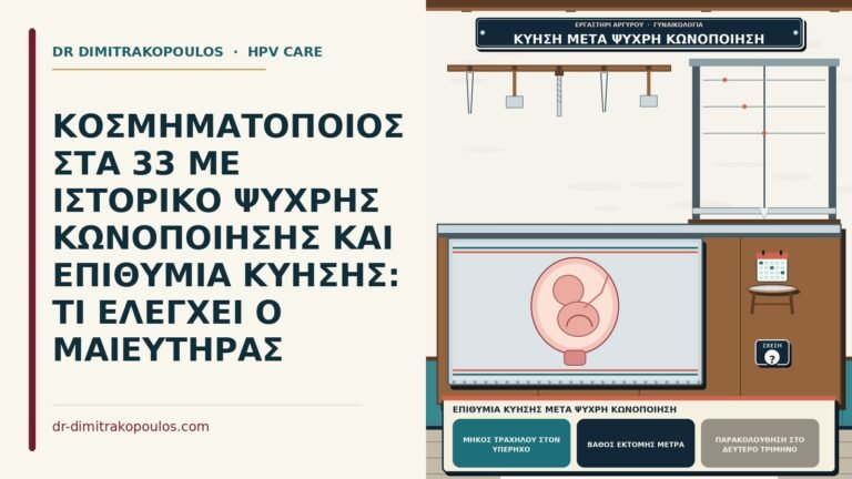 επιθυμία κύησης μετά ψυχρή κωνοποίηση