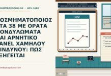 ορατά κονδυλώματα με αρνητικό panel χαμηλού κινδύνου