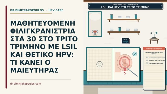 LSIL και θετικό HPV στο τρίτο τρίμηνο
