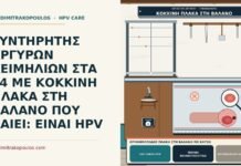 ερυθηματώδης πλάκα στη βάλανο με καύσο