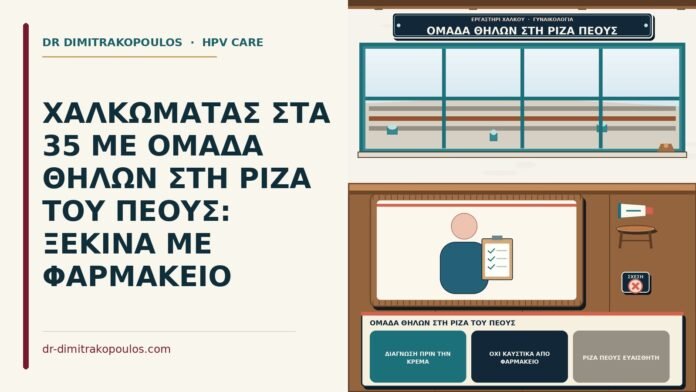 ομάδα θηλών στη ρίζα του πέους