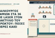 ΧΑΛΚΟΥΡΓΟΣ ΤΑΨΙΩΝ ΣΤΑ 36 ΜΕ LASER ΣΤΟΝ ΔΑΚΤΥΛΙΟ ΤΟΥ ΠΡΩΚΤΟΥ: ΠΟΣΕΣ ΜΕΡΕΣ ΚΑΙΕΙ κάψιμο μετά από laser στον δακτύλιο του πρωκτού