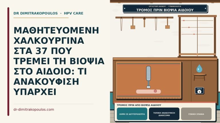 τρόμος πριν από βιοψία αιδοίου