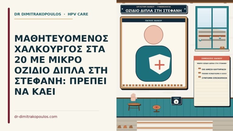 μικρό οζίδιο δίπλα στη στεφάνη