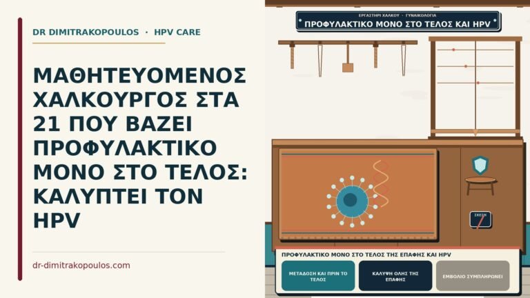 προφυλακτικό μόνο στο τέλος της επαφής και HPV