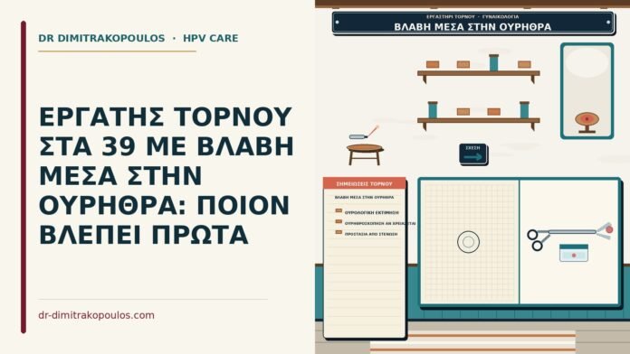 ΕΡΓΑΤΗΣ ΤΟΡΝΟΥ ΣΤΑ 39 ΜΕ ΒΛΑΒΗ ΜΕΣΑ ΣΤΗΝ ΟΥΡΗΘΡΑ: ΠΟΙΟΝ ΒΛΕΠΕΙ ΠΡΩΤΑ βλάβη μέσα στην ουρήθρα
