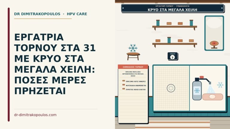 πρήξιμο μετά από κρυοθεραπεία στα μεγάλα χείλη