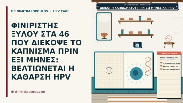 διακοπή καπνίσματος πριν έξι μήνες και κάθαρση HPV