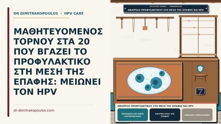 αφαίρεση προφυλακτικού στη μέση της επαφής και HPV