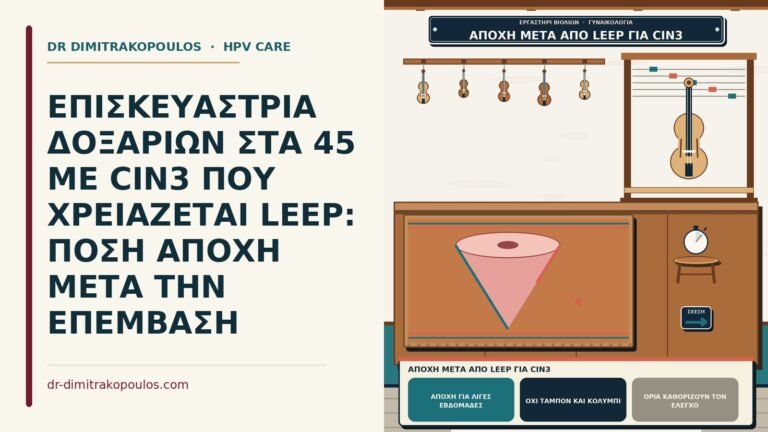 αποχή μετά από LEEP για CIN3