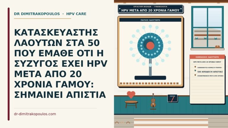 HPV μετά από 20 χρόνια γάμου