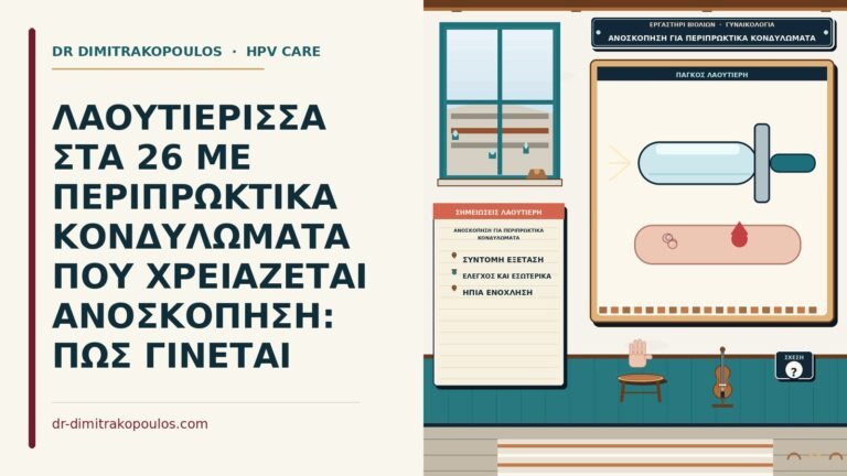 ανοσκόπηση για περιπρωκτικά κονδυλώματα