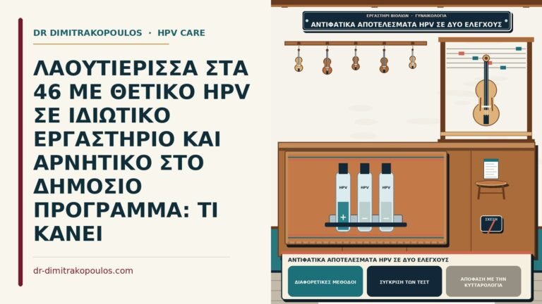 αντιφατικά αποτελέσματα HPV σε δύο ελέγχους