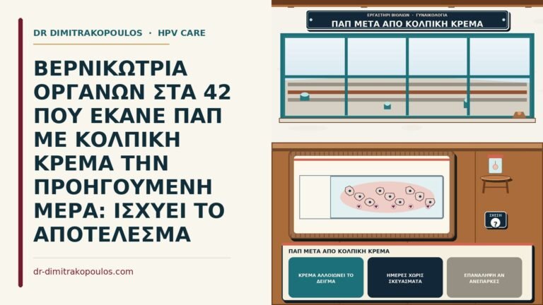 Παπ μετά από κολπική κρέμα