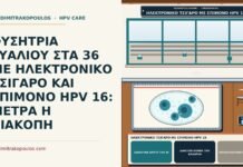 ΦΥΣΗΤΡΙΑ ΓΥΑΛΙΟΥ ΣΤΑ 36 ΜΕ ΗΛΕΚΤΡΟΝΙΚΟ ΤΣΙΓΑΡΟ ΚΑΙ ΕΠΙΜΟΝΟ HPV 16: ΜΕΤΡΑ Η ΔΙΑΚΟΠΗ ηλεκτρονικό τσιγάρο με επίμονο HPV 16