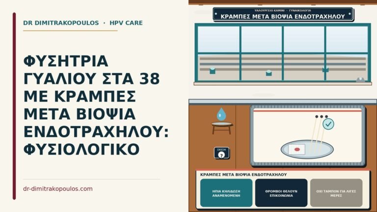 κράμπες μετά βιοψία ενδοτραχήλου