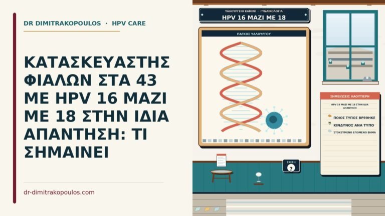 HPV 16 μαζί με 18 στην ίδια απάντηση