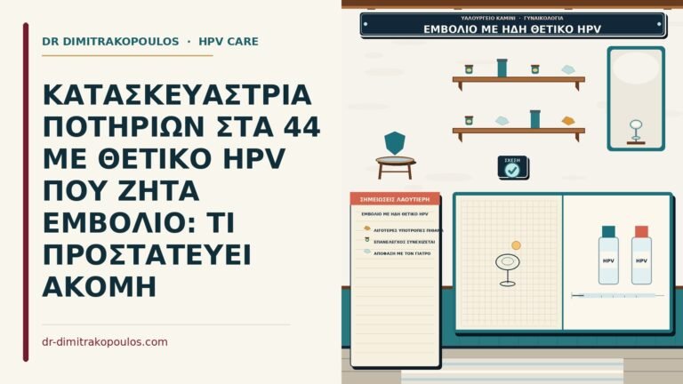 εμβόλιο με ήδη θετικό HPV
