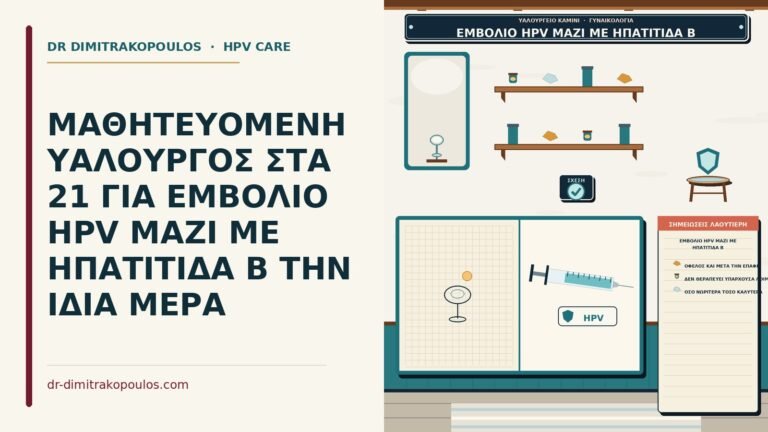 εμβόλιο HPV μαζί με ηπατίτιδα Β
