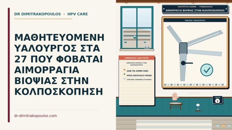αιμορραγία βιοψίας στην κολποσκόπηση