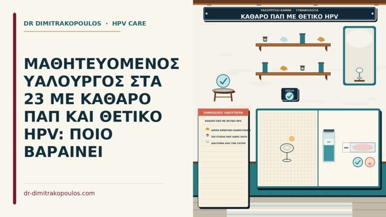 καθαρό Παπ με θετικό HPV
