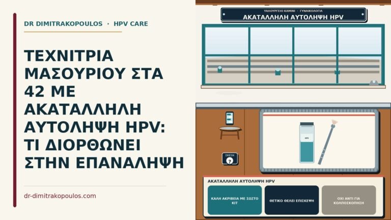 ακατάλληλη αυτολήψη HPV