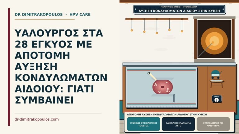 απότομη αύξηση κονδυλωμάτων αιδοίου στην κύηση