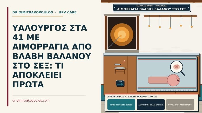 αιμορραγία από βλάβη βαλάνου στο σεξ