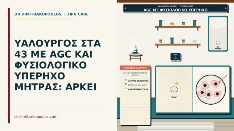 AGC με φυσιολογικό υπερηχο μήτρας