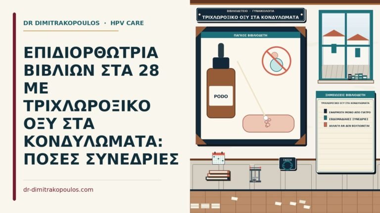 τριχλωροξικό οξύ στα κονδυλώματα
