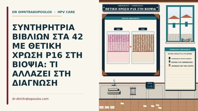 θετική χρώση p16 στη βιοψία