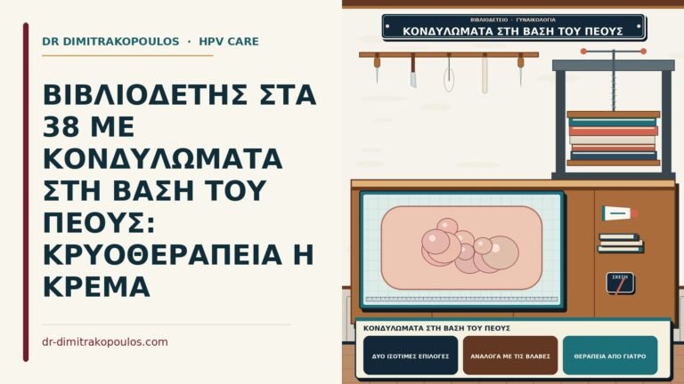 κονδυλώματα στη βάση του πέους