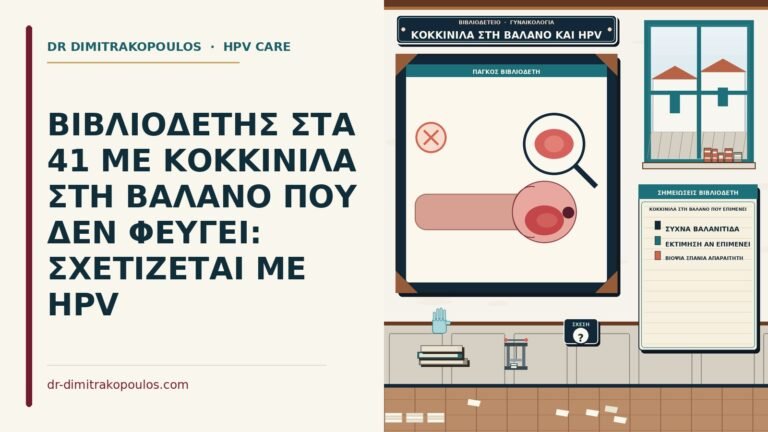 κοκκινίλα στη βάλανο που επιμένει