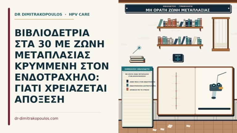 μη ορατή ζώνη μετάπλασης στην κολποσκόπηση