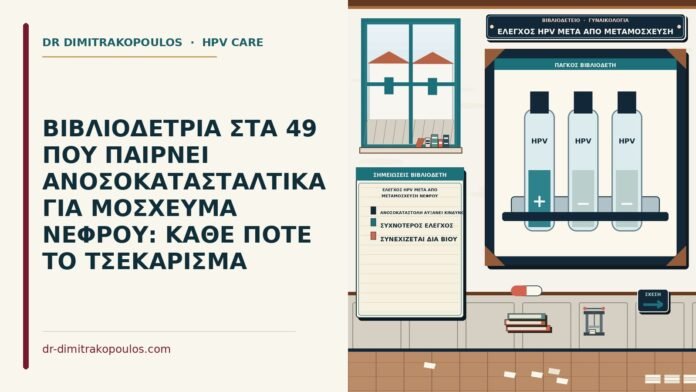 έλεγχος HPV μετά από μεταμόσχευση νεφρού