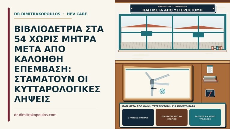 Παπ μετά από ολική υστερεκτομή για ινομυώματα