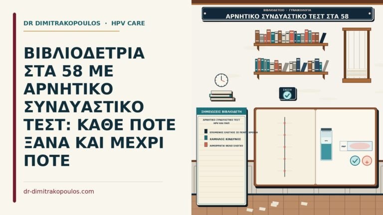 αρνητικό συνδυαστικό τεστ HPV και Παπ