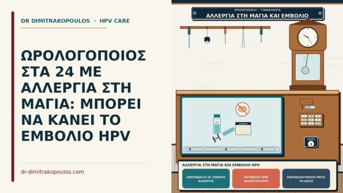 αλλεργία στη μαγιά και εμβόλιο HPV
