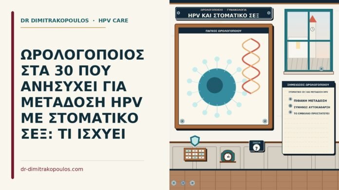 στοματικό σεξ και μετάδοση HPV