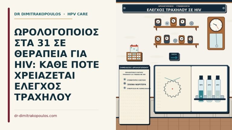 προληπτικός έλεγχος τραχήλου σε γυναίκα με HIV