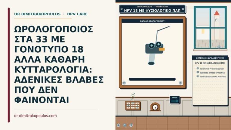 HPV 18 με φυσιολογικό Παπ