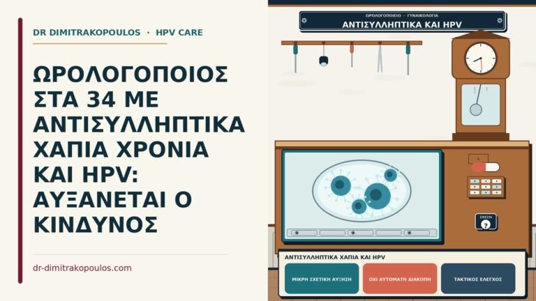 αντισυλληπτικά χάπια και HPV