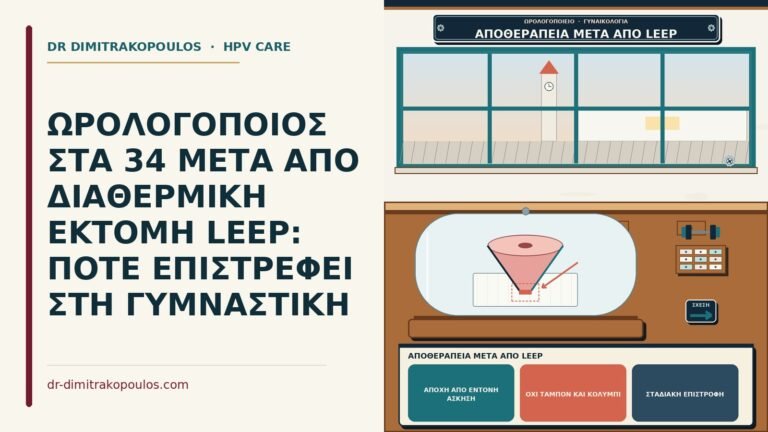αποθεραπεία μετά από LEEP