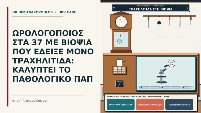βιοψία με τραχηλίτιδα μετά από παθολογικό Παπ