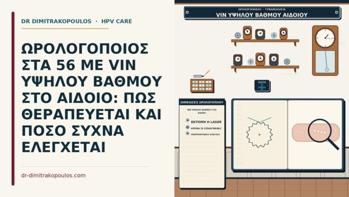 VIN υψηλού βαθμού στο αιδοίο