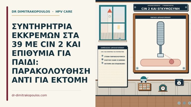 CIN 2 και επιθυμία για εγκυμοσύνη