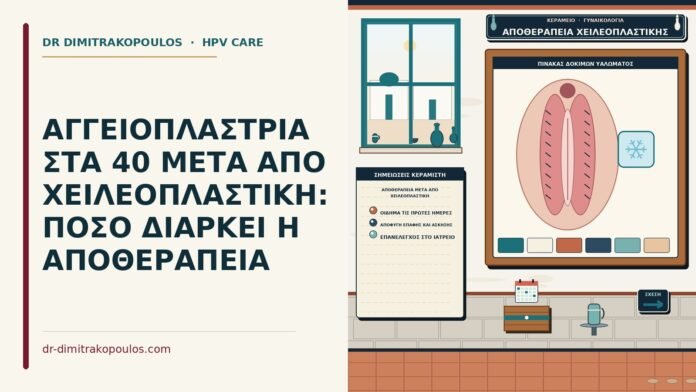 αποθεραπεία μετά από χειλεοπλαστική