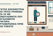 ΕΓΚΥΟΣ ΚΕΡΑΜΙΣΤΡΙΑ ΣΤΟ ΤΡΙΤΟ ΤΡΙΜΗΝΟ ΣΤΑ 32 ΜΕ ΚΟΝΔΥΛΩΜΑΤΑ ΠΟΥ ΜΕΓΑΛΩΝΟΥΝ ΓΡΗΓΟΡΑ: ΚΡΥΟΘΕΡΑΠΕΙΑ ΠΡΙΝ ΤΟΝ ΤΟΚΕΤΟ κονδυλώματα που μεγαλώνουν στην εγκυμοσύνη