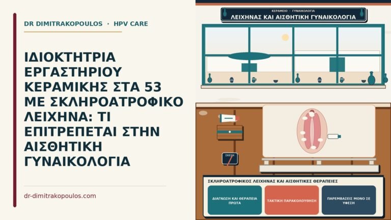 σκληροατροφικός λειχήνας και αισθητικές θεραπείες