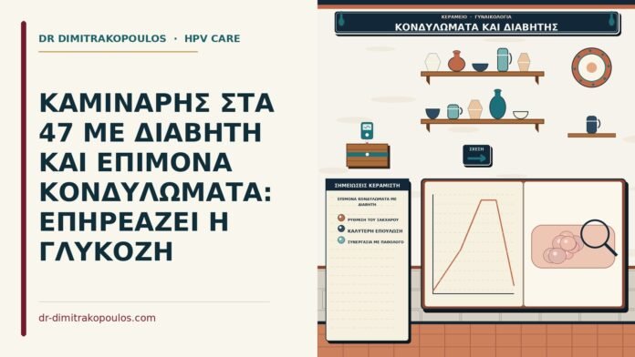 επίμονα κονδυλώματα με διαβήτη